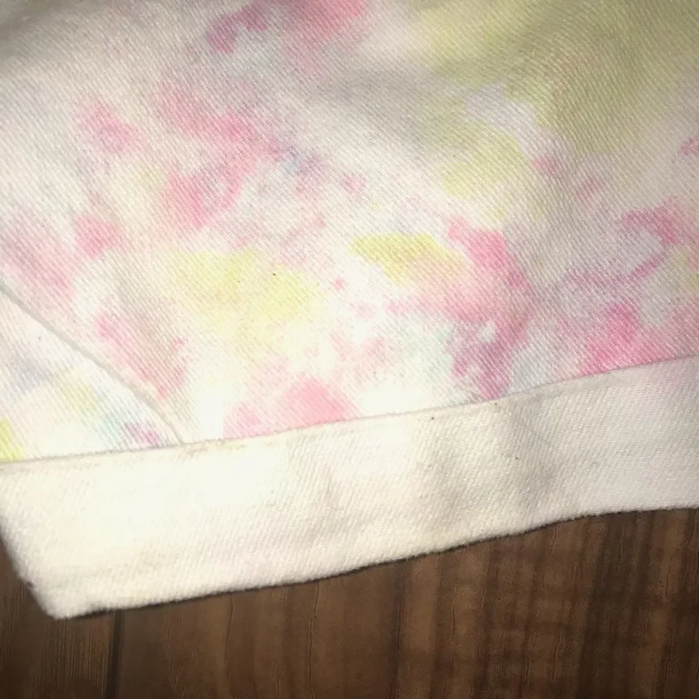 Gap Tie Dye Pastel Jean Shorts